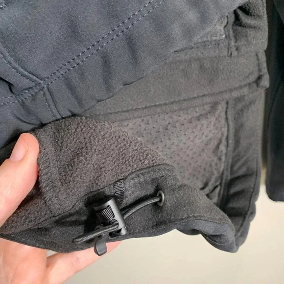 THE NORTH FACE MENS BLACK FULL ZIP SIZE M? SHELL FLEECE LINED JACKET - Picture 6 of 7